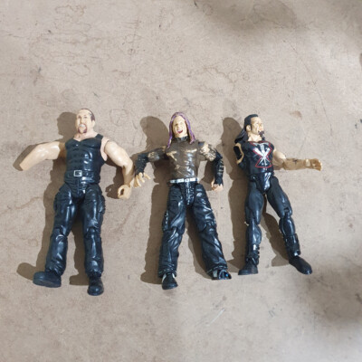 Menge 3 - Jakks Pacific WWE Wrestling Jeff Hardy & Undertaker Actionfigur