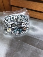 VINTAGE 1982  BLUEGRASS MUSIC USA  Pure Pewter Made In Mexico BELT BUCKLE New