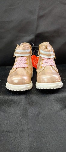 Baby Girl's Pink Glitter Star Combat Boots, SZ. 3 , Children, Kids, Shoes - Picture 8 of 8