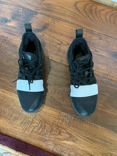 black and white paul george shoes
