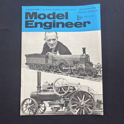 Vintage Model Engineer Magazine 1968 Map Hobby Model Steam Fire Engine Railroad