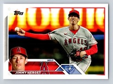 Jimmy Herget 2023 Topps #254 Los Angeles Angels RC