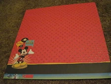 Scrapbooking Crafts 12 X 12 Paper Disney Mickey Mouse Red Stars Gosh Shucks More