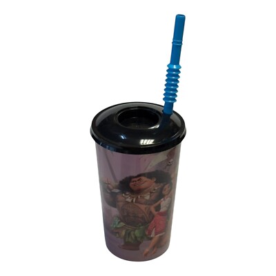 Disney Moana 2 RARE Cineworld Cinema Cup and Topper - UNBENUTZT Brandneu & Versiegelt