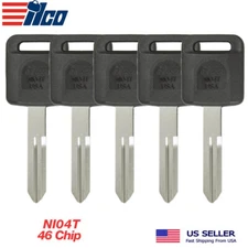5X  ILCO Transponder Key for Nissan/Infiniti NI04T PHILIPS 46 Chip