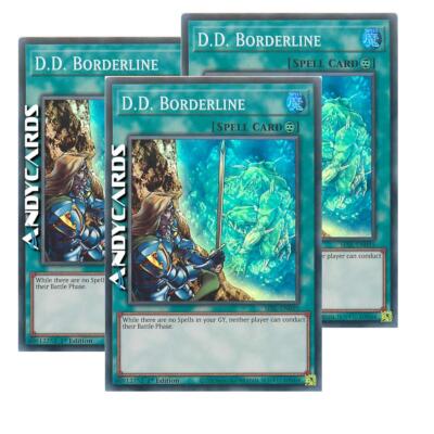 3x D.D. BORDERLINE   (Confine D.D.)   Super R   SESL EN055   YUGIOH!   ANDYCARDS
