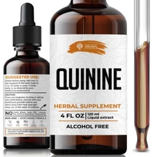 Quinine Tincture 4oz Extract Immune System Support  Cinchona Bark Liquid