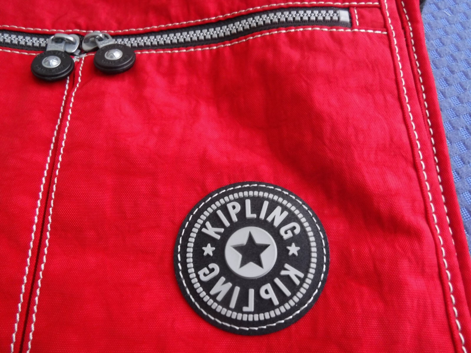 KIPLING Bag Handbag Crossbody Flapover Red Office Col… Gem