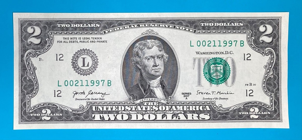 February 1, 1997 / 2 January 1997 L 00211997 B BIRTHDAY Note $2