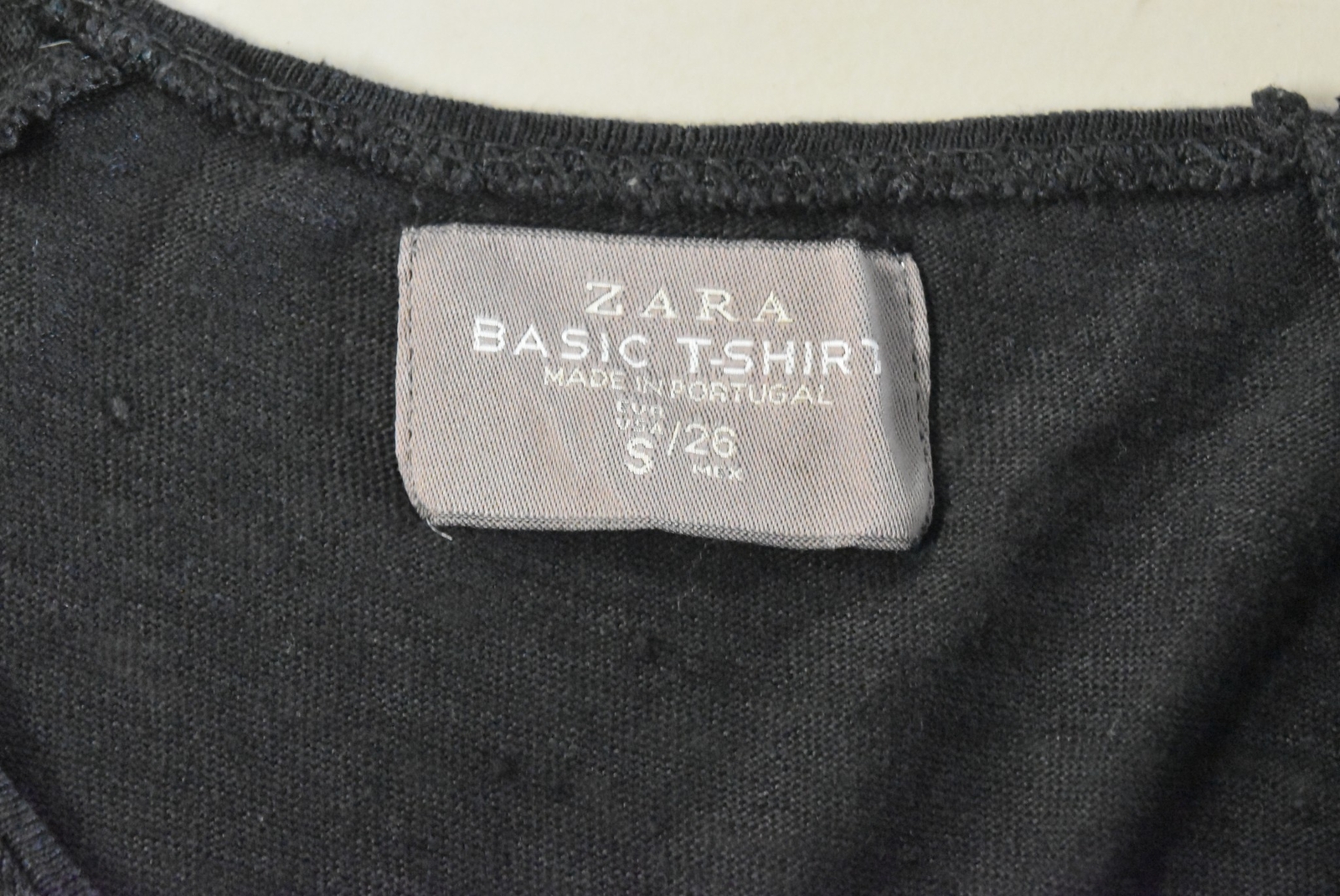 Zara Basic Womens Top Size S Black Solid T Shirt … - image 4