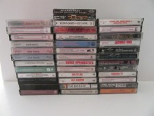 VTG Lot of 38 1970s 1980s 1990s POP, CLASSIC  HARD ROCK Cassette Tapes - EX