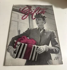 Vintage Mid Century 1944 Crochet Your Gifts Booklet USA