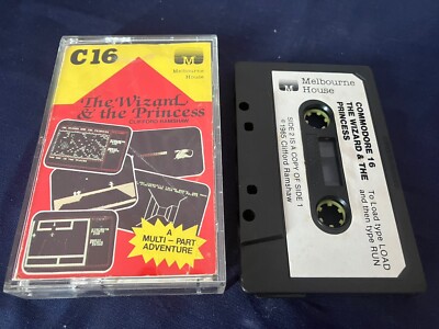 Commodore 16 C16 plus 4 Spiele *Der Zauberer und die Prinzessin*