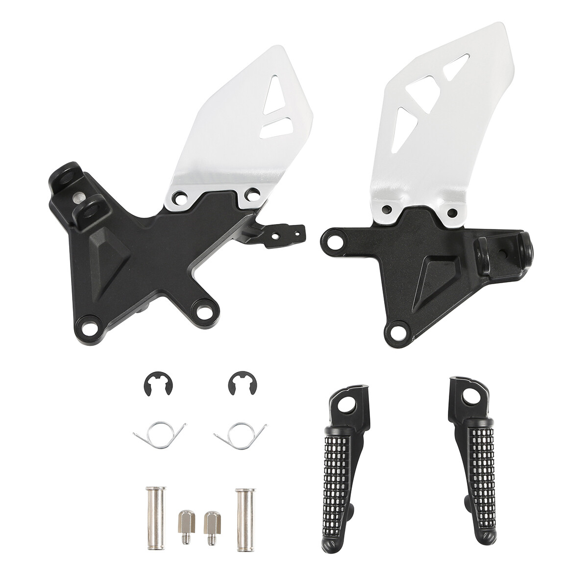 ろん Front Rider Foot Peg Rest Bracket Set Fit For Kawasaki Ninja