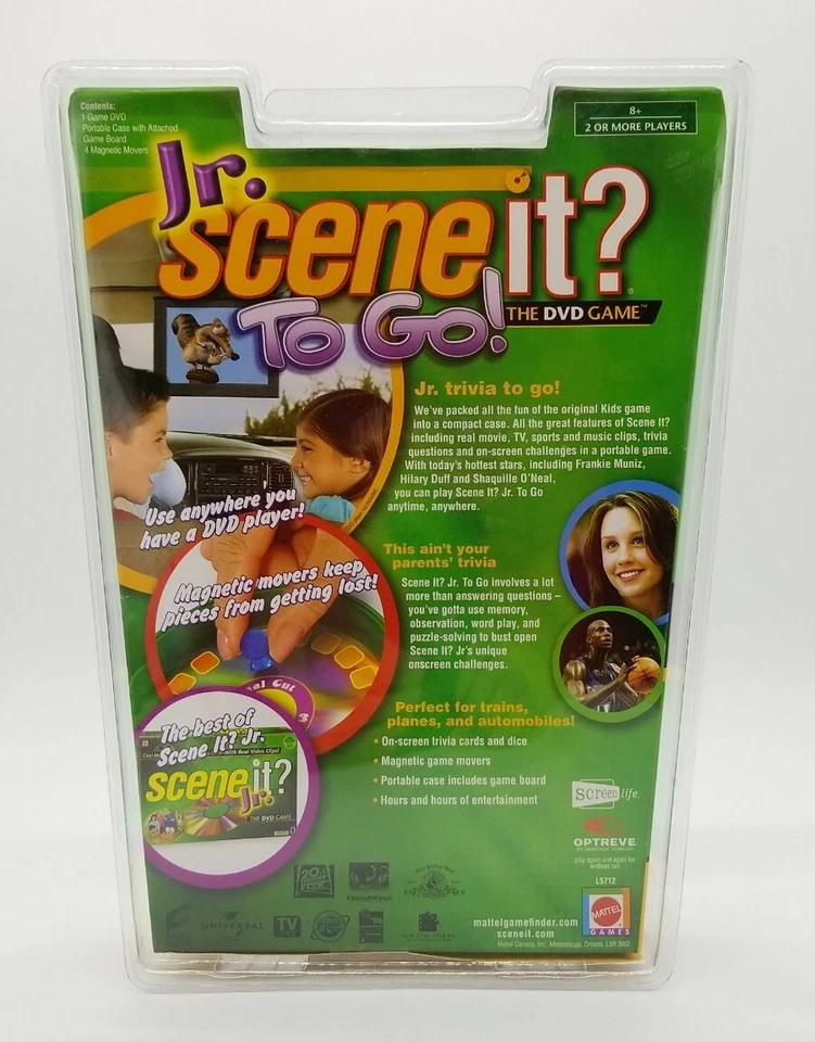 Jr. Scene It? To Go The DVD Game Portable Case Travel Edition Brand New in Box - Image 4 of 4