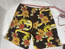 Corona Extra Beer Men's Large Retro Colors Tropical Hawaiin Swim Trunks/Shorts