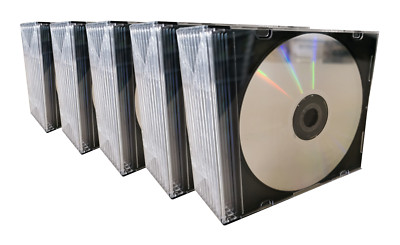 50 Stück DVD-R 4,7GB 16x in 5x10er Slim Case