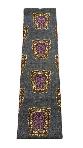 Tessuto Ankara stampa cera africana 100% cotone 6 iarde nuovo artigianale/abito/gonna nuovo!! - Foto 5 di 9
