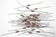 30 Pcs - 1/4 Watt - 5 - Carbon Comp Resistors / 91K Ohm