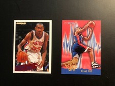1 Rookie 1995 & 96 GRANT HILL Fleer,SkyB Basketball Card # 280 & 360 Made in USA. rookie card picture