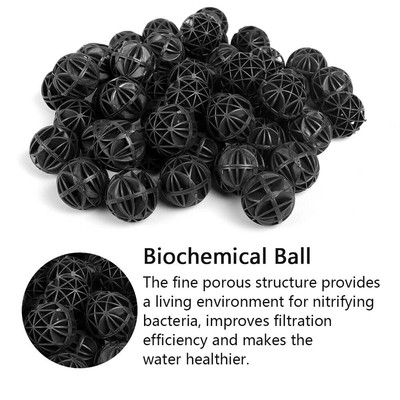 50 100 200 300 600pcs Aquarium Bio Balls 1'' Filter Media Wet/Dry Fish Pond Reef