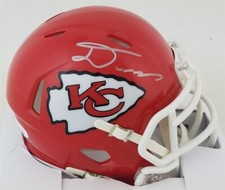Damien Williams Signed Kansas City Chiefs Speed Mini Helmet (JSA Witness COA) 