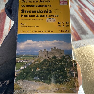 Outdoor Leisure Maps: Snowdonia - Harlec... by Ordnance Survey Sheet map, folded