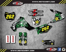 Custom Graphics Full Kit to Fit Kawasaki KLX 140 2008 - 2018 GRAFFITI STYLE 