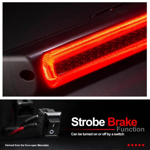 Halo Strobe LED 3rd Brake Center High Mount Stop Light for 15-22 Chevy Colorado - Imagen 5 de 7