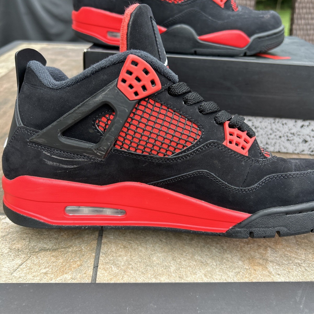 Size 11 - Jordan 4 Retro Mid Red Thunder 195243538011| eBay
