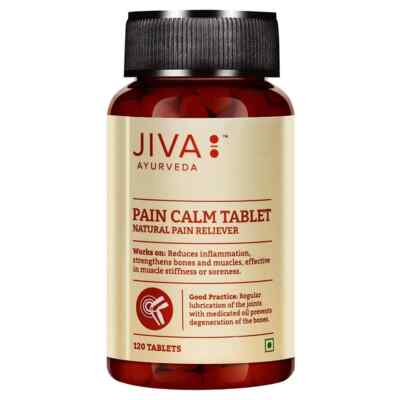 Jiva Pain Calm 120 Tablets For Joint Pain and Muscular Pain Pain Reliever