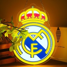 Football Team Logo  Sports Neon Sign for Wall Decor  LED Neon Lights for Bedroo...