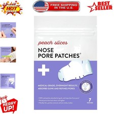 7 Hydrocolloid Nose Pore Patches - Overnight Blackhead Remover for Clearer Skin
