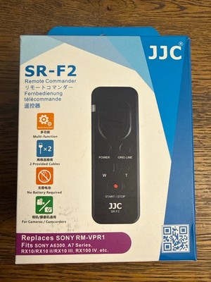 JJC SR-F2 Wired Remote for Sony A6000 A7 RX10 RX100 IV   Open Box Complete