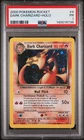 2000 POKEMON ROCKET #4 DARK CHARIZARD-HOLO PSA 1
