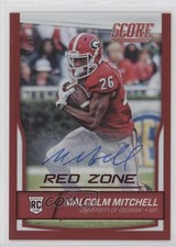2016 Score Rookies Red Zone Signatures 1/20 Malcolm Mitchell #429 Auto 17gb