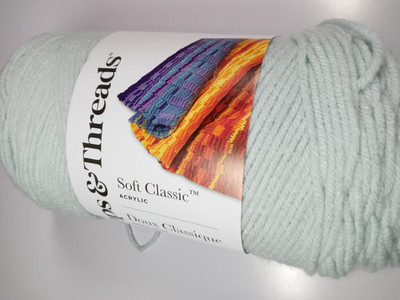 Loops & Threads Soft Classic Yarn-354 Yards-Ice Blue-100% Acrylic