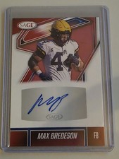2026 Sage Football Mac Bredeson RC Auto Autograph Michigan Wolverines #A-MB2