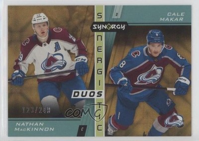 2021 Synergy Synergistic Duos Stars Gold /249 Cale Makar Nathan MacKinnon 0me2