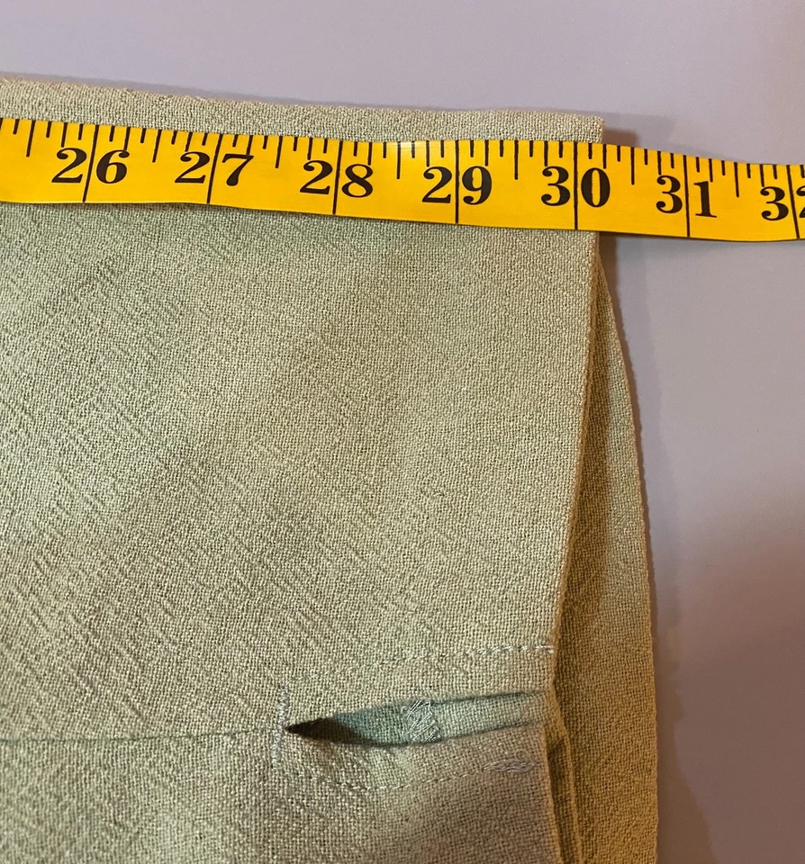 Pantalones Haband Pull-on para mujer talla 18P verde y azul capri crop 2 pares Foto 4 de 4