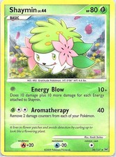 Shaymin 38/127 Rare Platinum Pokemon Damaged on eBay