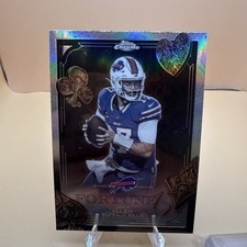 2025 Topps Chrome Josh Allen Fortune Refractor #F15-7 Buffalo Bills