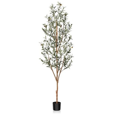 Kazeila Artificial Olive Tree 6FT Tall Faux Silk Plant for Home Office Decor ...