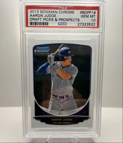 AARON JUDGE 2013 BOWMAN CHROME DRAFT PICKS & PROSPECTS PSA 10 * Q5775
