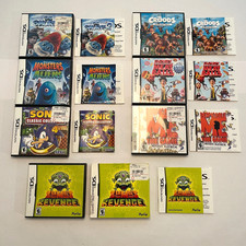 Nintendo DS Game Cases Only Lot Of 7 Empty Cases Most With Manuals/Instructions