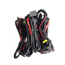 Socal-led Universal Hid Relay Harness Headlight Anti-flicker Battery Wiring Kit