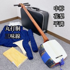 Shamisen Japanese Traditional Musical Instrument with Hard Case Bachi Set