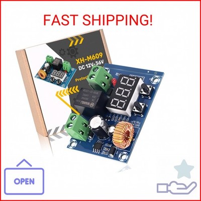SELOKY 2pcs 12V-36V DC Digital Low Voltage Protector Disconnect Switch Cut Off O