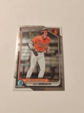Mac Horvath Chrome Prospect Rookie 2024 Bowman Card #BCP-6 Baltimore Orioles