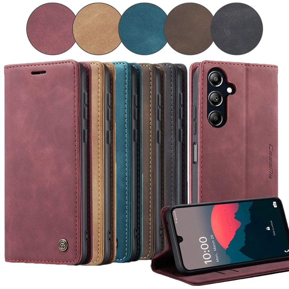 CASEME Wallet Case für Samsung Galaxy A16 Hülle 013 Series Klappetui Fach Magnet